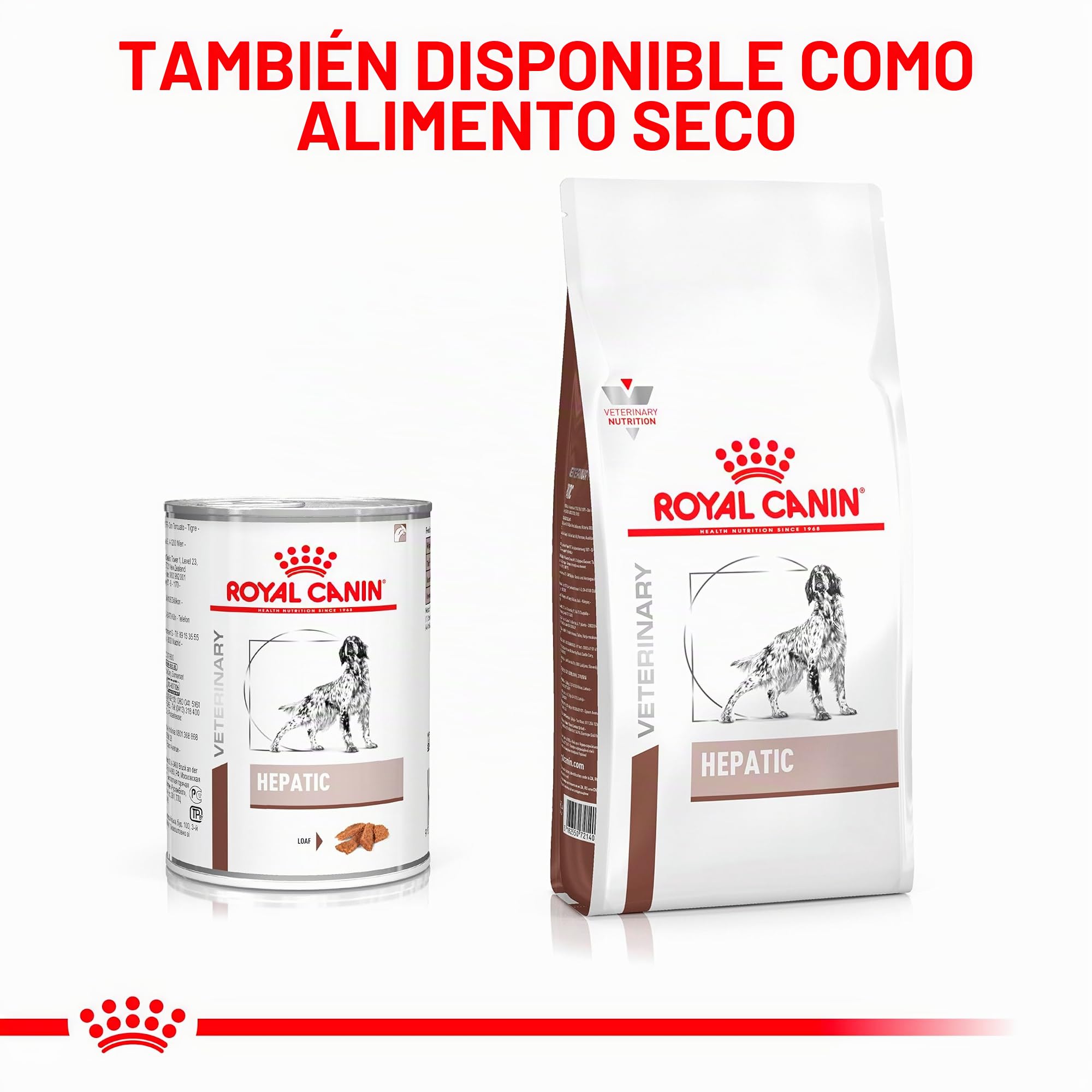 Royal Canin Veterinary Hepatic Mousse | 12 x 420 g | Alimento Completo para Perros Adultos | Puede Ayudar a Mantener la función hepática en Caso de insuficiencia hepática.