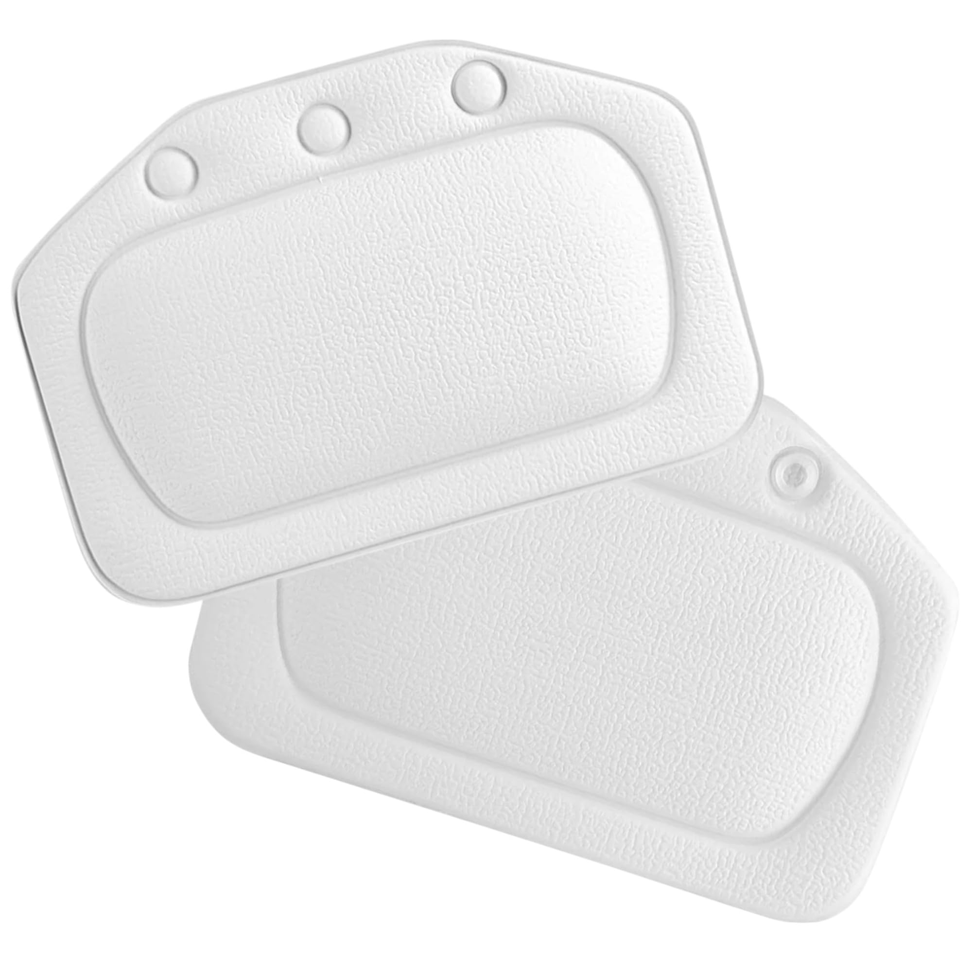 Luxury Padded Bath Pillow - Soft, Comfortable & Waterproof with 4D Mesh Technology, Non-Slip Suction Cups, Ergonomic Neck & Back Support, Quick-Drying, Ideal for Spa-Like Relaxation in Bathtub