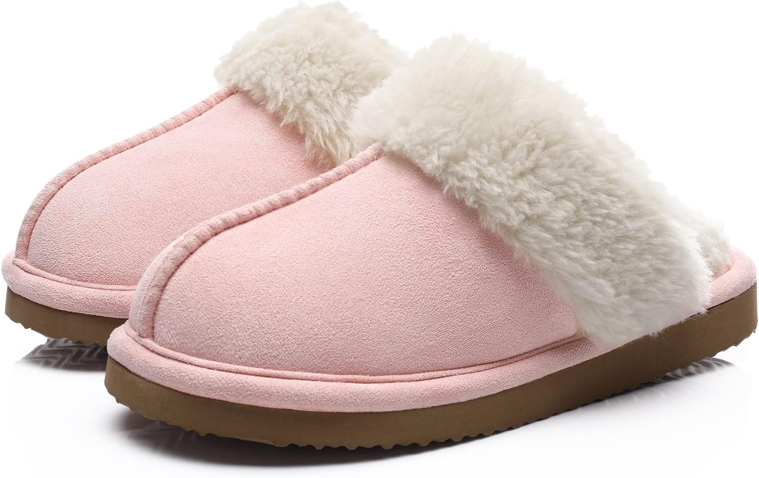 LitfunWomen's Fuzzy Memory Foam Slippers Fluffy Winter House Shoes Indoor and Outdoor