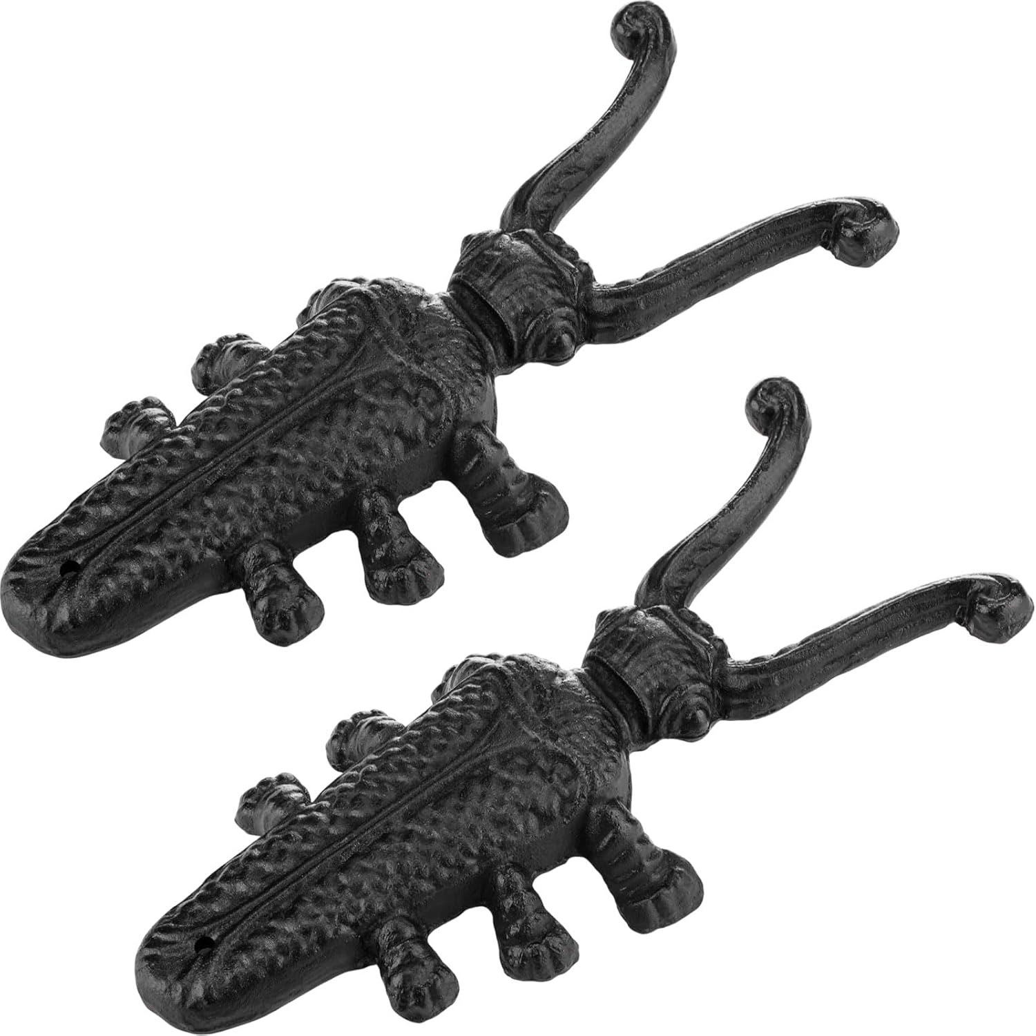 LemonRoad 2 Pcs Boot Jack Cast Iron Beetle Boot Remover