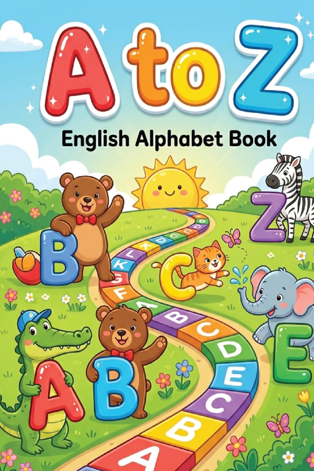 A to Z English Alphabet Book