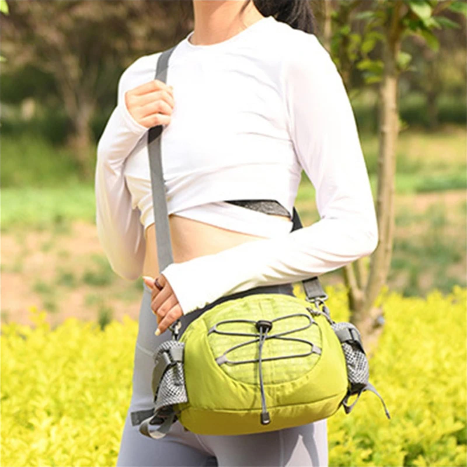 Marsupio Sportivo Marsupio da corsa da uomo Borsa a tracolla a tracolla Sport all'aria aperta Trekking Custodia for telefono Donna City Running Fitness Ciclismo Marsupi in nylon Per La Corsa, L'Escurs
