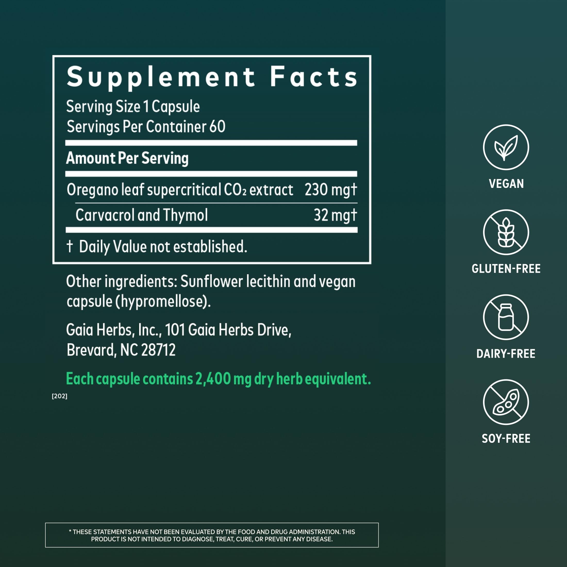 Oil of Oregano - 60 - Capsule