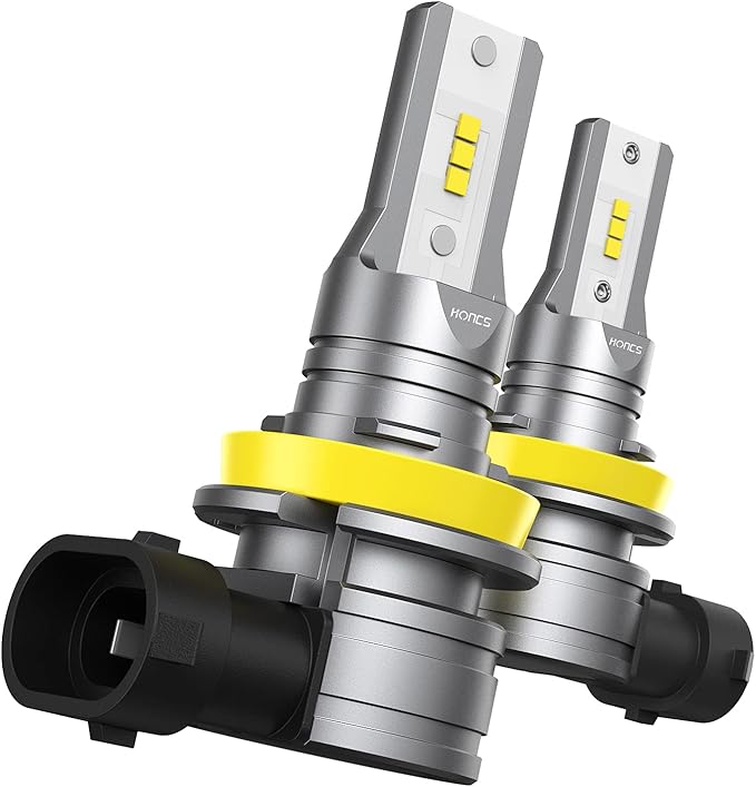 HONCS H11/H9/H8 LED Headlight Bulbs, 300 Brighter 6500K Cool White LED