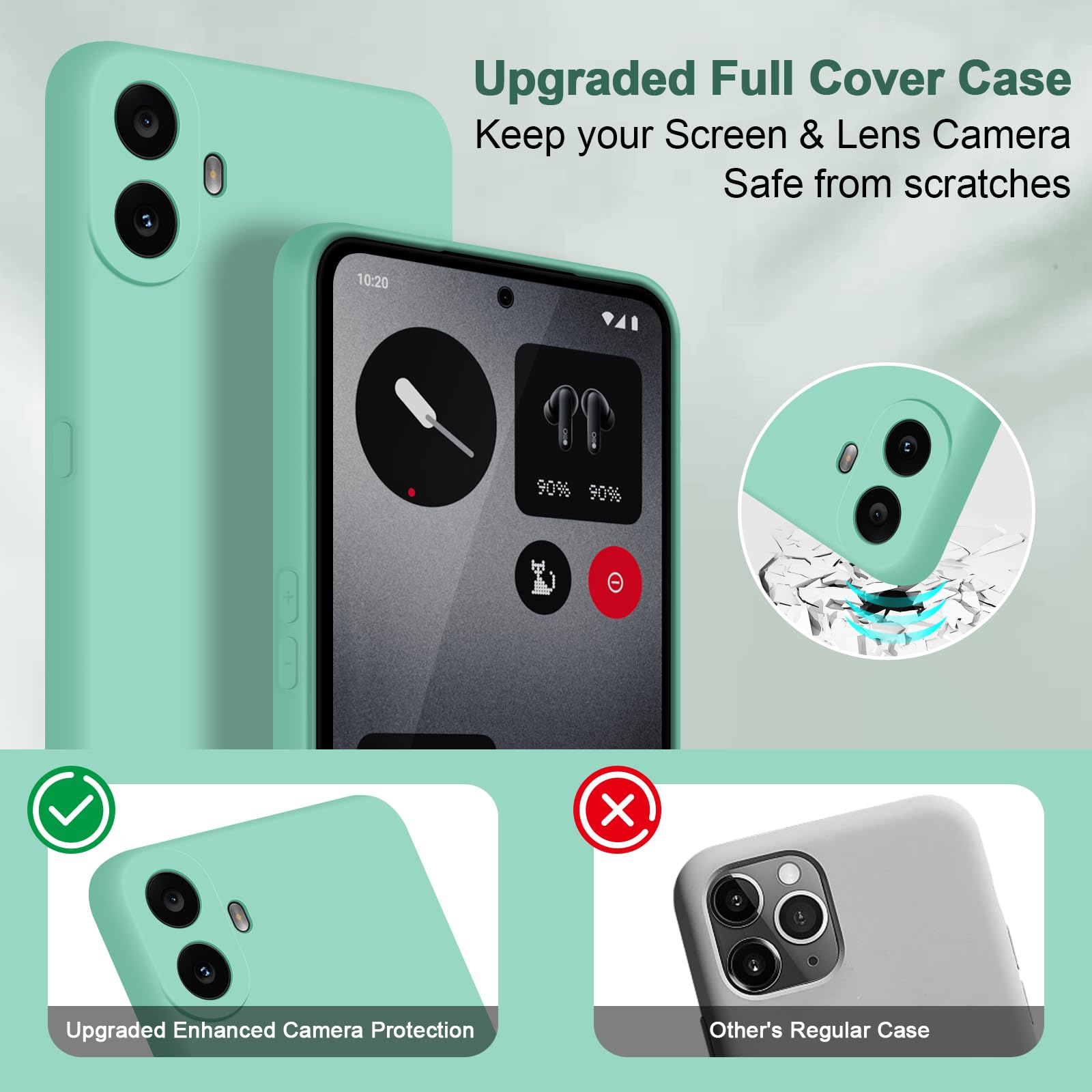 Btstring Case for Nothing CMF Phone 1, custodia in silicone