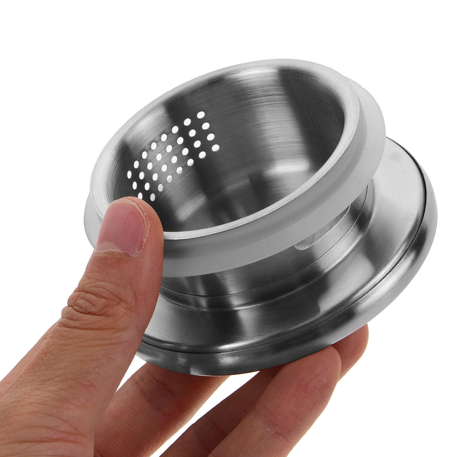 Coperchio di Ricambio per Brocca d'Acqua Resistente all'Usura, Doppio Beccuccio Versatore in Acciaio Inox, Adatto a Brocche di Vetro per Cucina e Bar