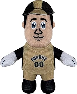 Bobbi-Dobbiez Attachable Plushie Purdue Pete Mascot – Attaches to Backpacks, Bags, Shoes, Water Bottles, and More