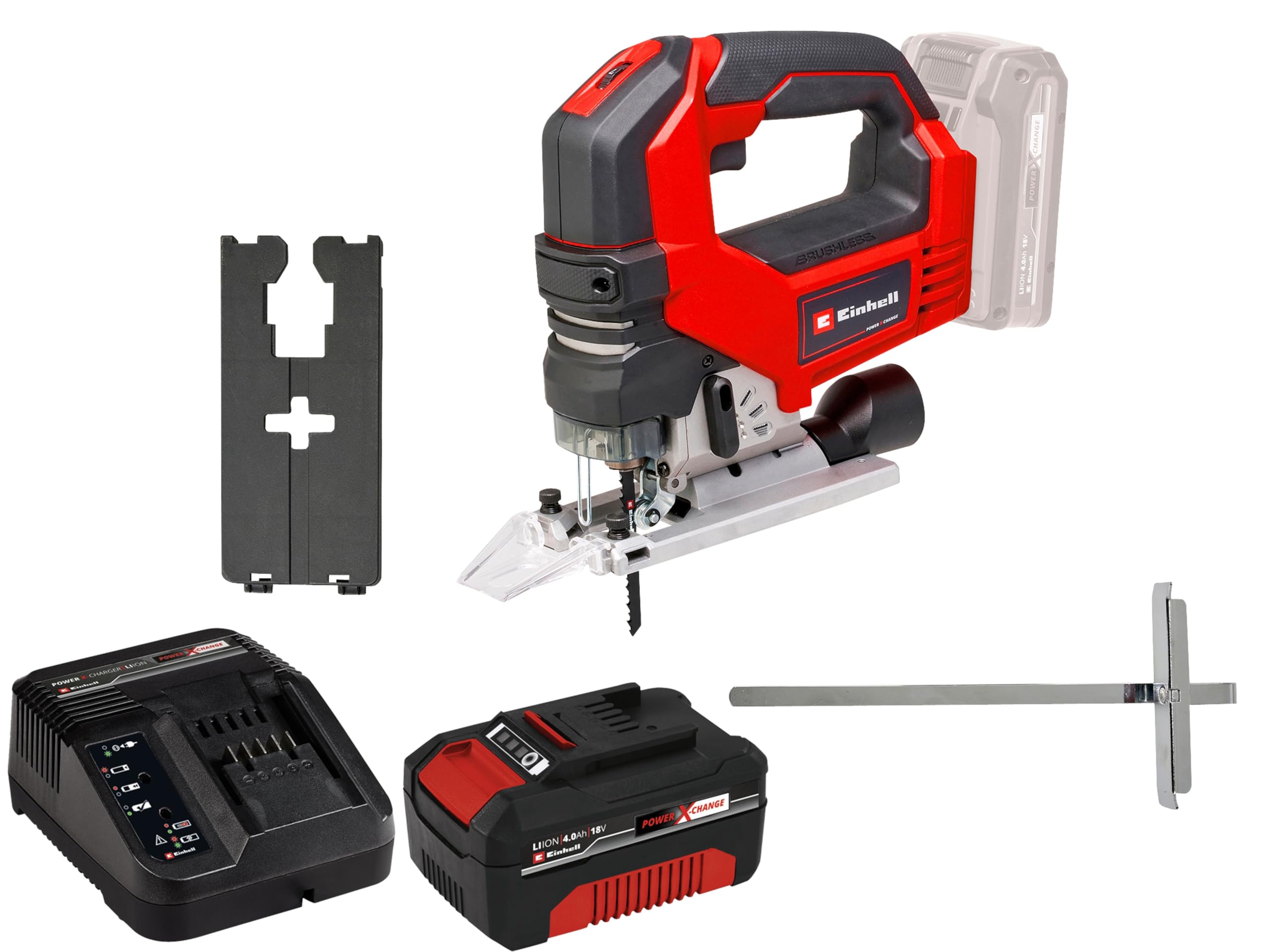 EINHELL Profesjonalna wyrzynarka akumulatorowa TP-JS 18/135 Li BL Kit (1 x 4,0 Ah)