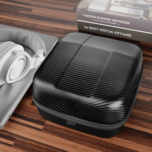 Miniatura 6 de Geekria Shield - Funda de auriculares para audífonos sobre la oreja, bolsa de transporte de viaje de repuesto con almacenamiento de cables,