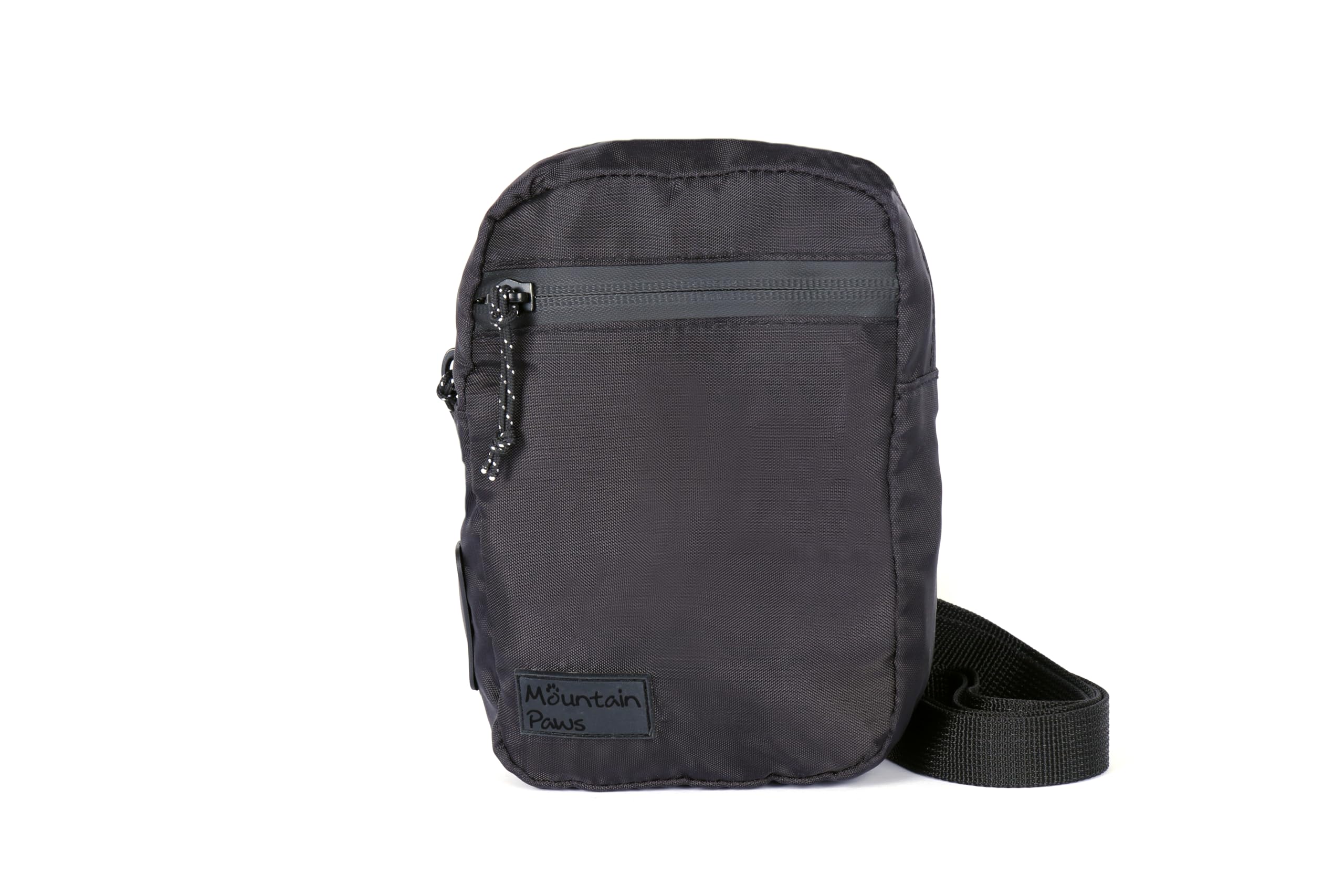 Mountain Paws Dog Snack Pack With Belt & Adjustable Neck Loop, Black