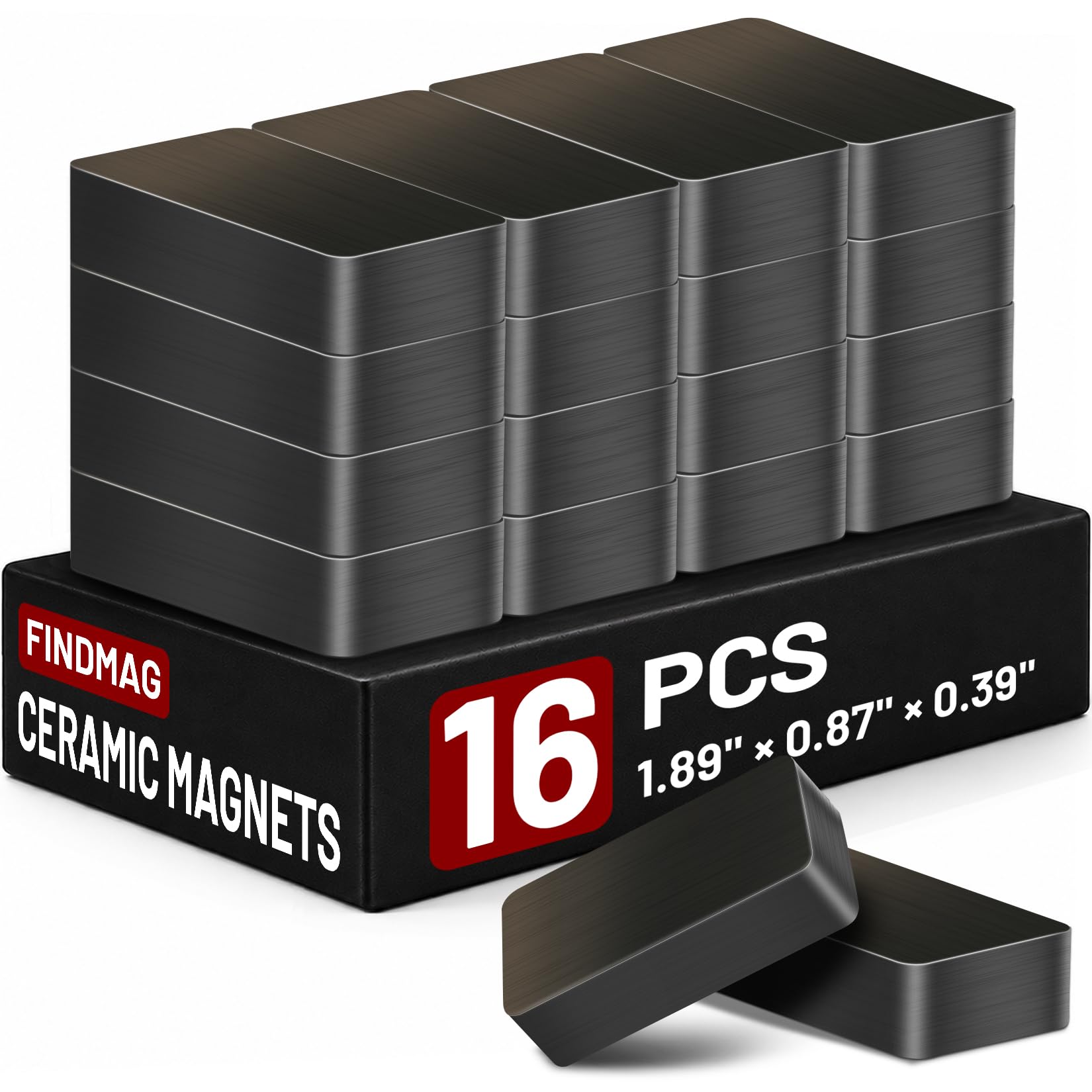 FINDMAG 8 Pack Ceramic Magnets, Large Ferrite Magnets for Workshop — Amazon image 10