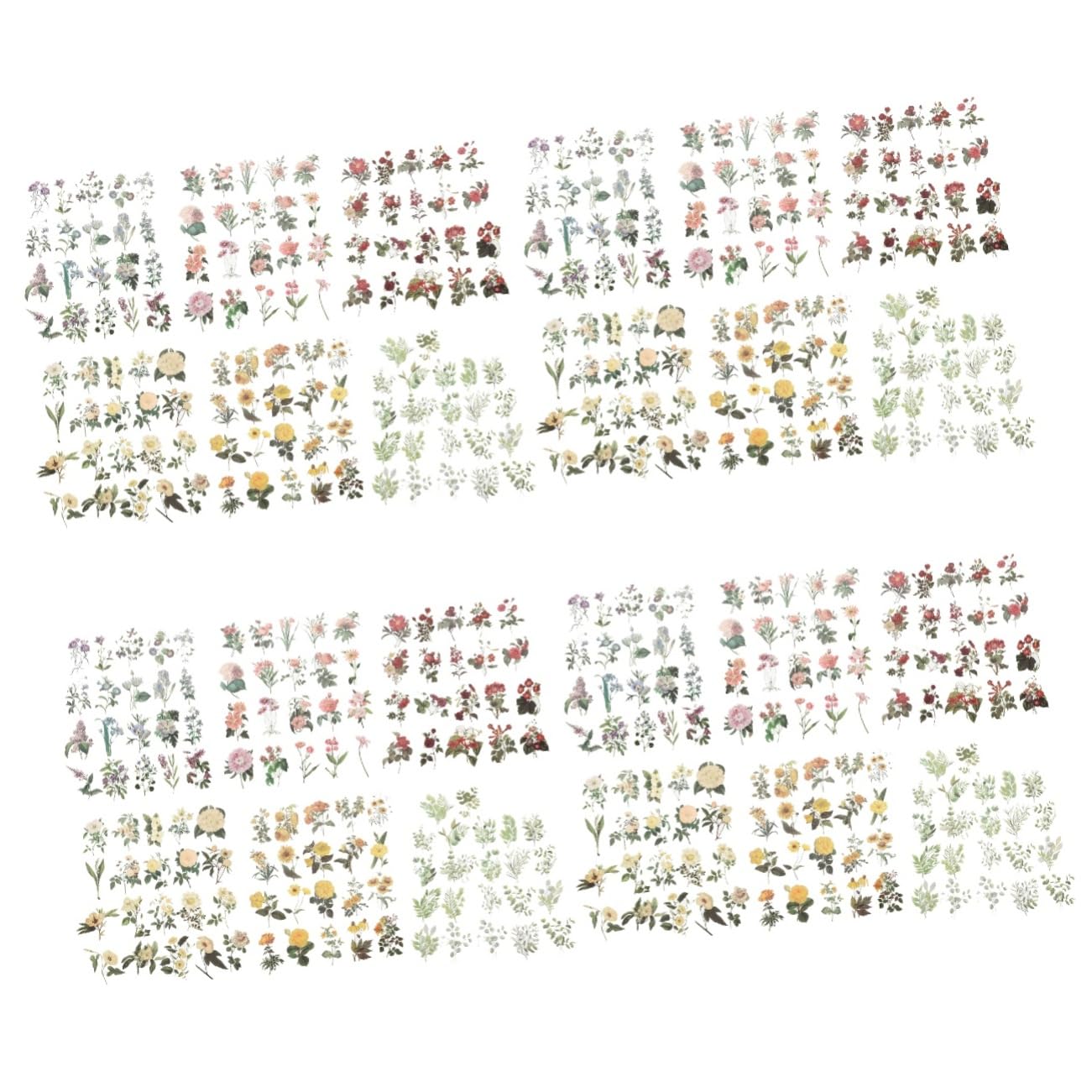 Tofficu 24paquets Autocollants Décoratifs Pour Scrapbooking Lot Stickers Plastique Pour Journal Et Bricolage Pour Projets Créatifs Et Personnalisation Objets