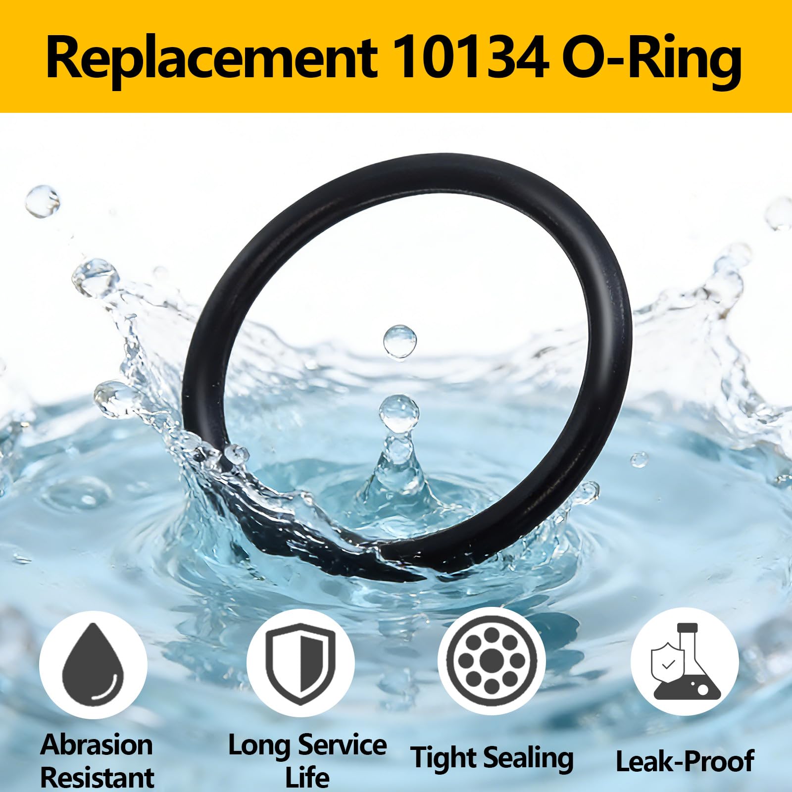 O-Ringe für Poolpumpen, Ersatz 10134 O-Ring für Intex 1-1/4 Zoll Schlauchanschluss, passend für Sandfilterpumpen mit 330, 530 und 1000 GPH, 10 Stück
