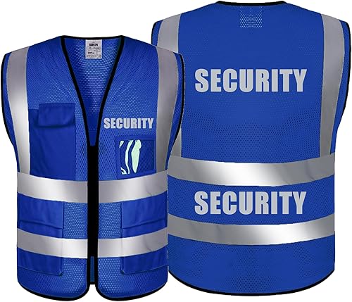 BeautyWill Chaleco de seguridad personalizado Clase 2 Chaleco reflectante de alta visibilidad