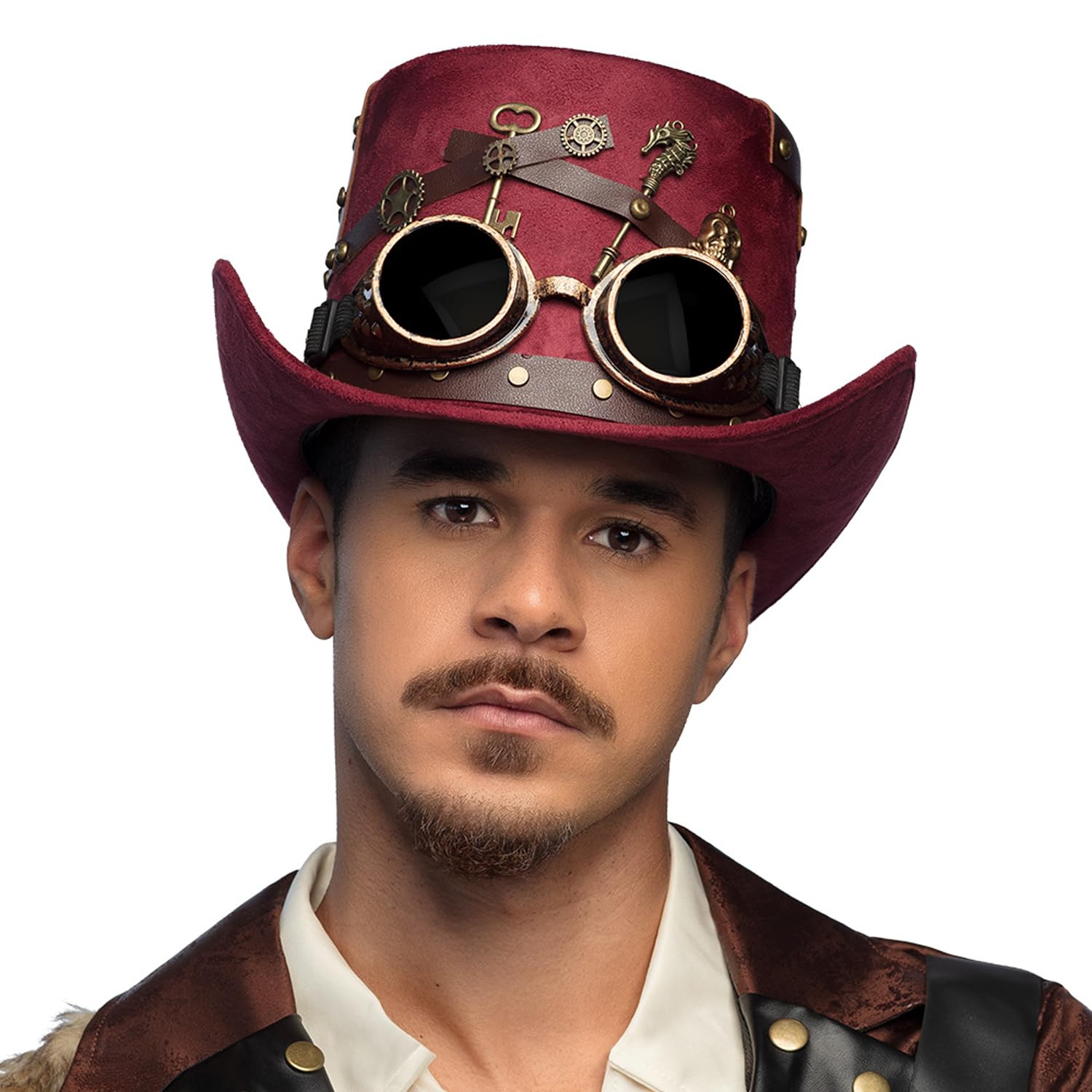 Boland - Sombrero steampunk con gafas