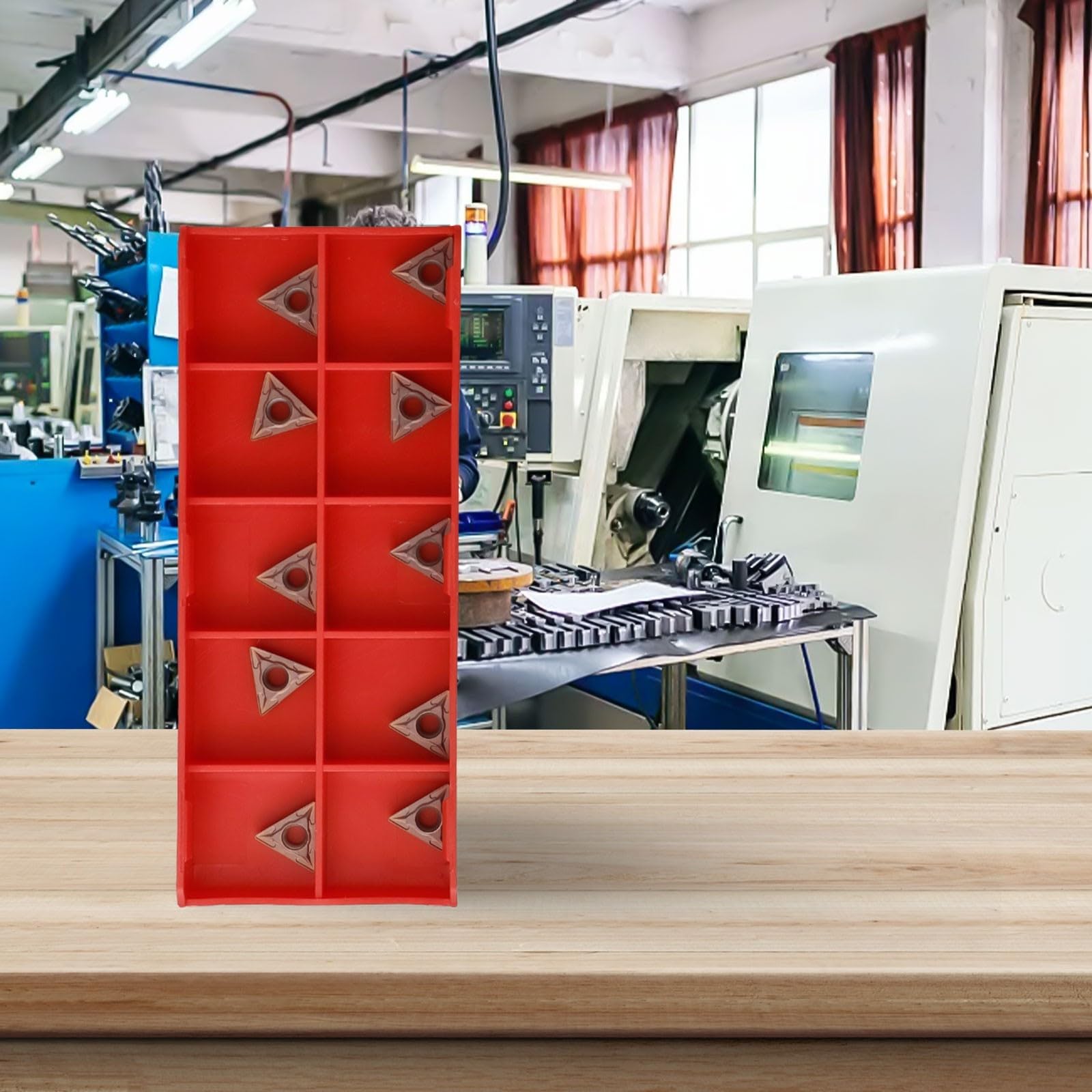 Zilimontt TCMT110204 TCMT21.51 Hartmetall-Dreheinsätze, 10-teiliges Set, 11 mm, für CNC-Drehmaschine, Wendeschneidplatten für Edelstahlbearbeitung mit hoher Grifffestigkeit, starker Abnutzung