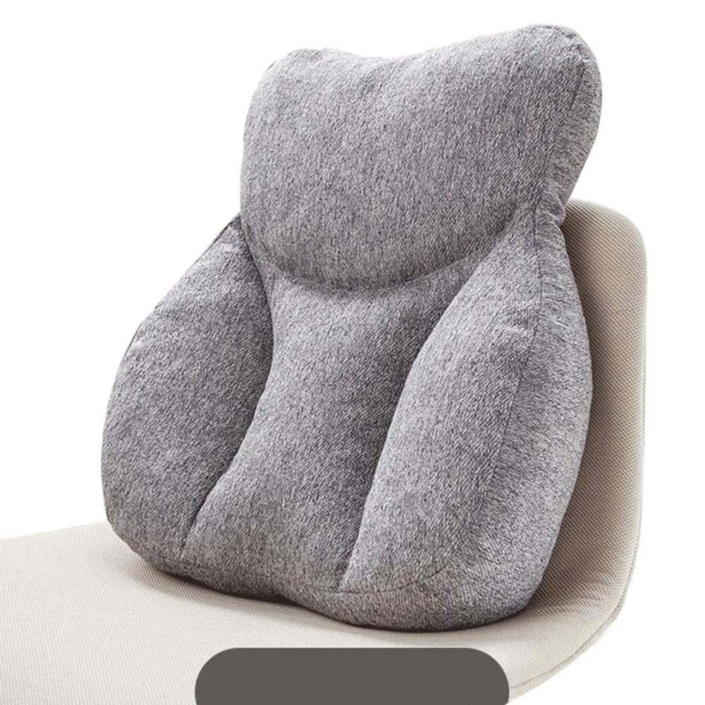 Coussin lombaire de soutien au bureau et en voiture avec housse grain fin