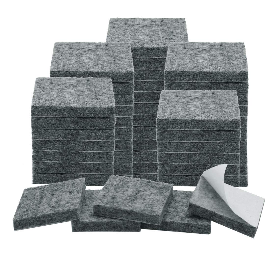 Almohadillas de fieltro grises Uxcell para proteger el suelo del salón comedor