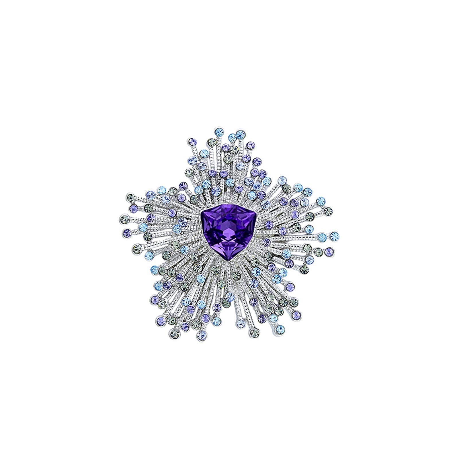Broche de solapa Pin de la broche de la flor for las mujeres Cardigan Simple y generoso abrigo abrigo Temperamento Pin Damas Cumpleaños Boda Dimentario Decorativo Accesorio para disfraz de mujer y niñ
