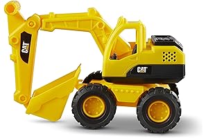 CAT Construction Toys, 10" Excavator Toy with Real Working Parts