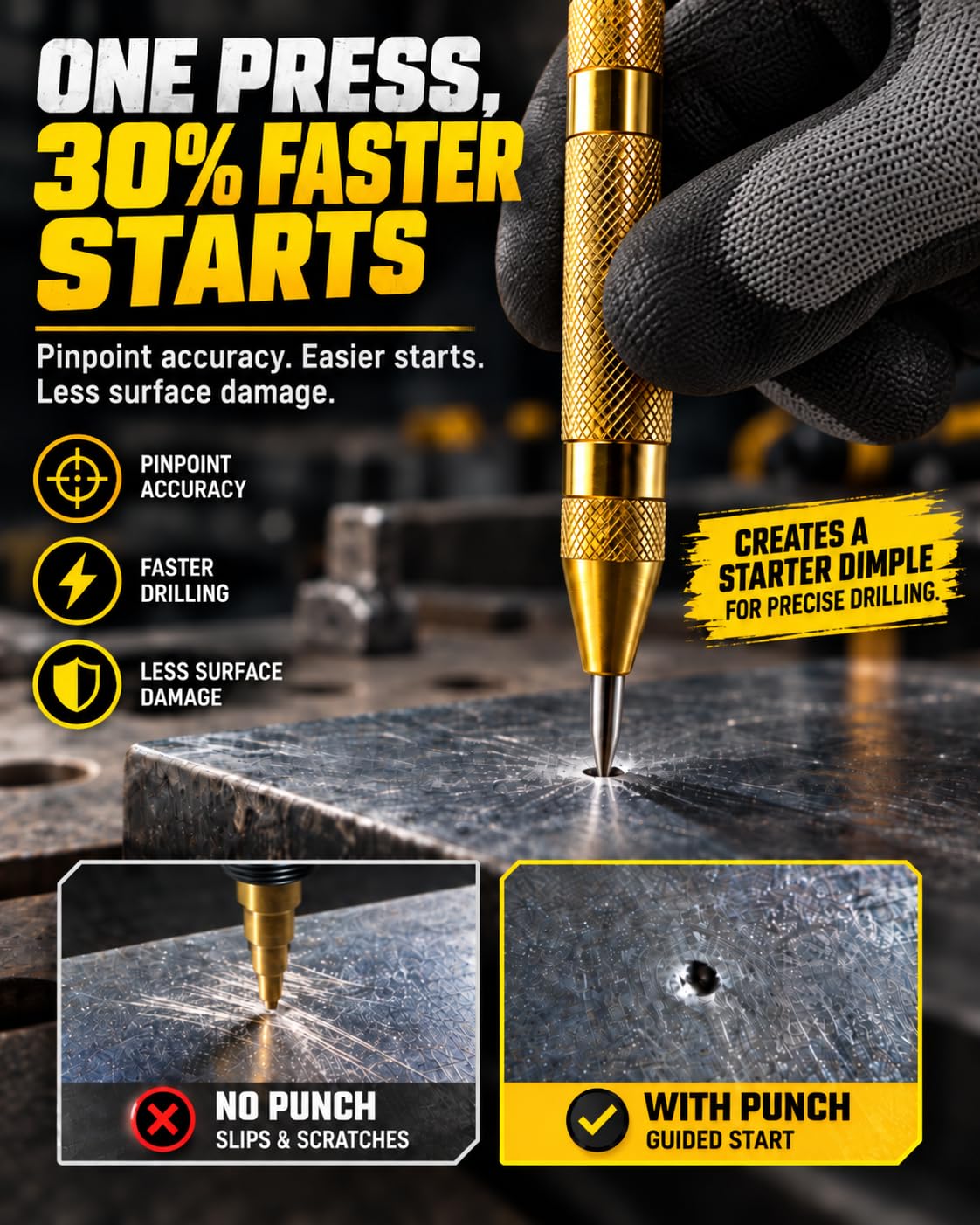 COMOWARE Step Drill Bits - Metal & More -2