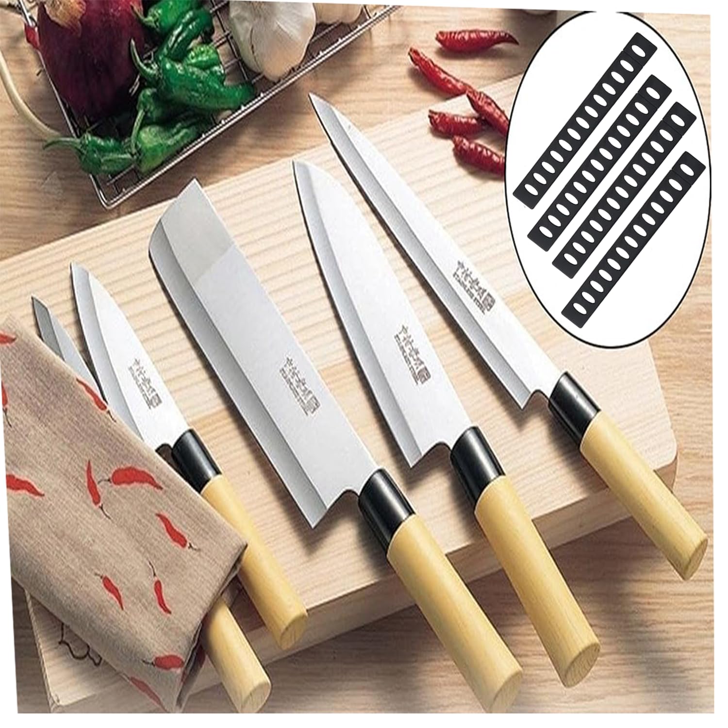 20 Piezas Protezione della Lama Protezione Lama Adatto Coltelli Guaina Proteggi Protezione Lama Universale per Coltello da Cucina per Coltelli Coltelli da Cucina