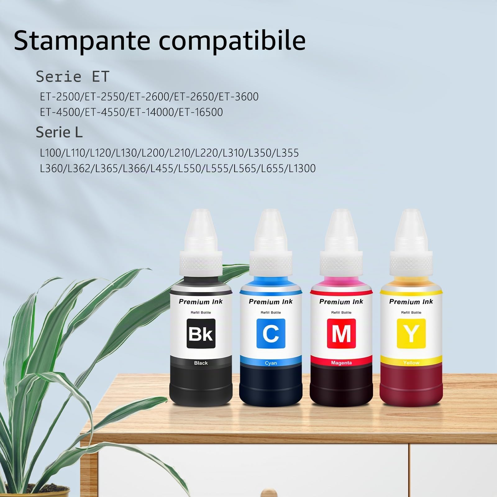 UniPlus 664 Inchiostro Nero Stampante Compatibili 664 T664 T6641 Nero Cartuccia d'Inchiostro 70mL per Stampanti ET-2600 ET-2650 ET 2600 ET 2650 ET-2500 ET-2550 ET-3600 ET-4500 ET-4550 L355 L555