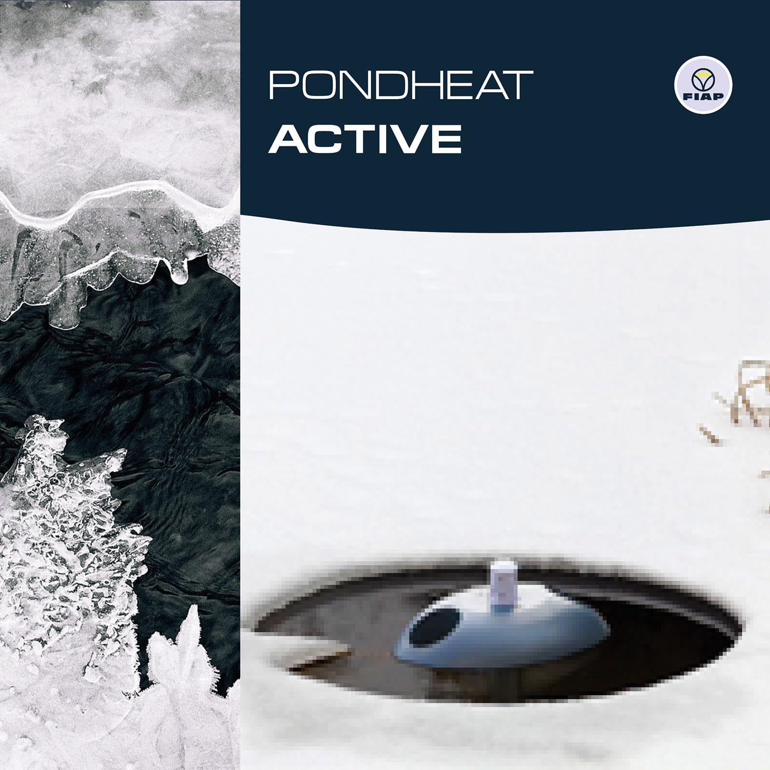 FIAP PondHeat Active - Teichheizer - Frostwächter - Teichheizung - Eisfreihalter - Gartenteich - Schwimmteich - Koiteich - bis -20C° - Teichzubehör
