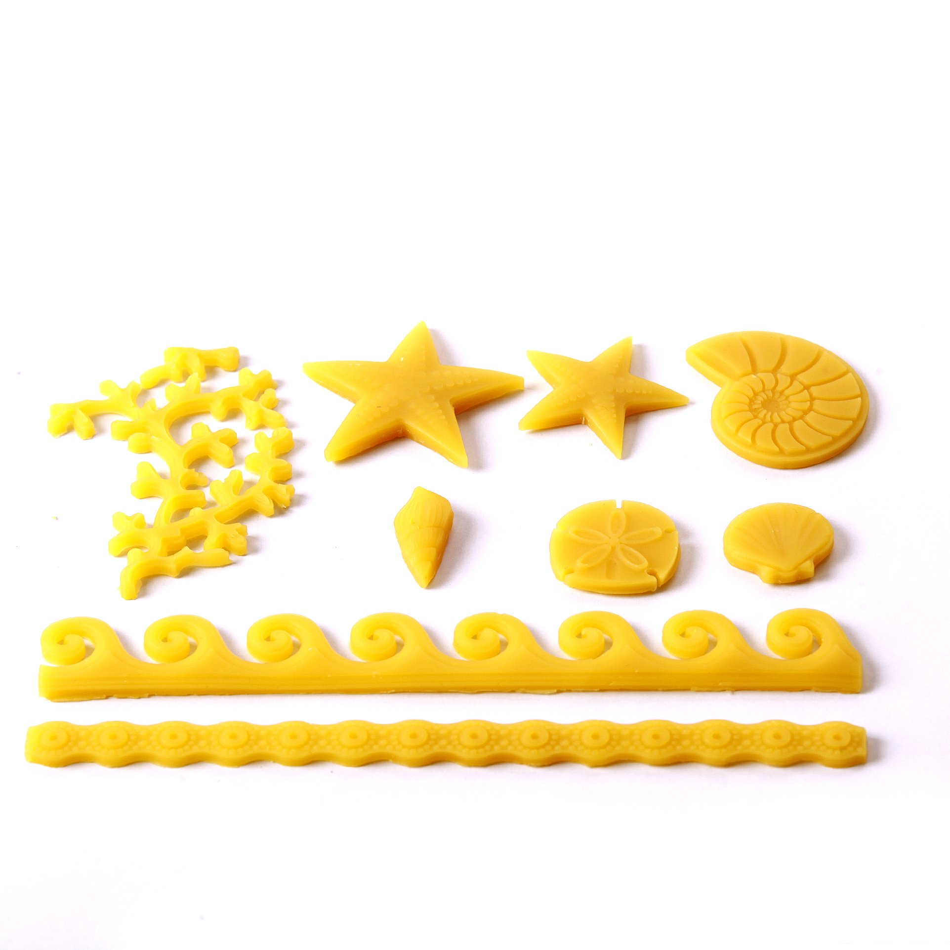 Sea Coral Fondant Cake Decorations Silicone Mould x 5, Pvc, 18.8 x 12 x 3.5 cm - Image 3