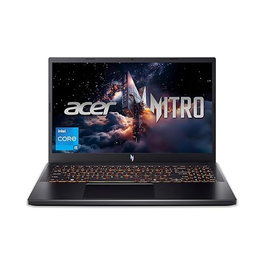 Acer Nitro V Gaming Laptop | Intel Core i5-13420H Processor | NVIDIA GeForce RTX 4050 Laptop GPU | 15.6" FHD IPS 165Hz Display | 8GB DDR5 | 512GB Gen 4 SSD | Wi-Fi 6 | Backlit KB | ANV15-52-586Z