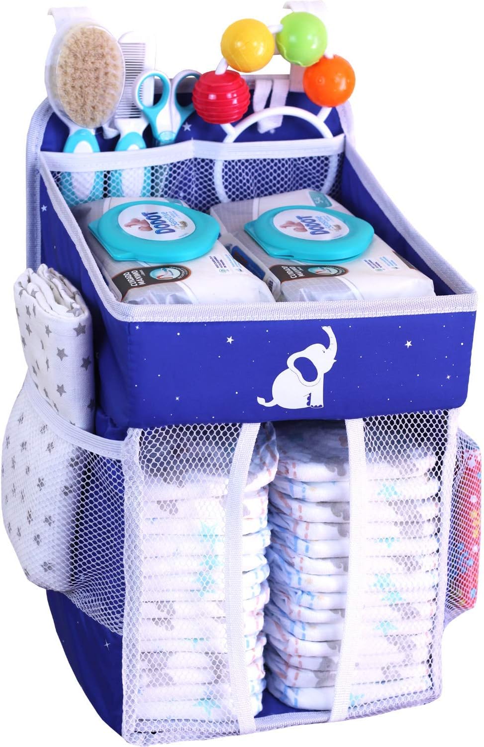 CRADLE STAR Hanging Diaper Caddy Changing Table Organizer
