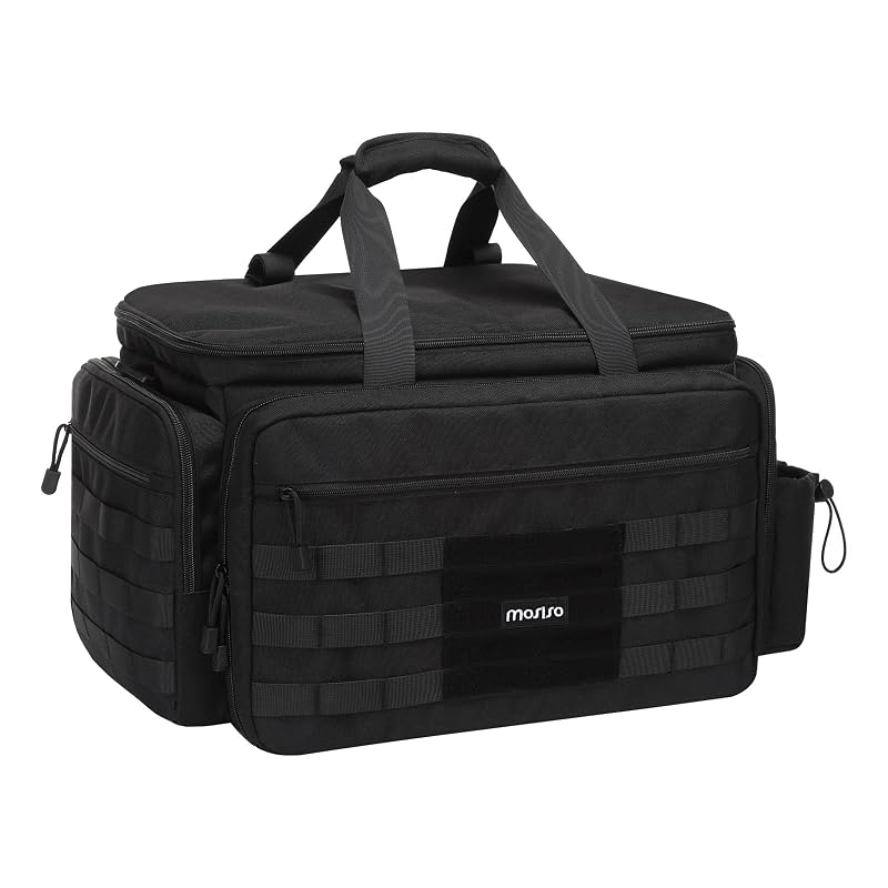 MOSISO Organizador para Encosto de Banco com Bolsa de Patrulha, Compartimento para Notebook de até 16 Polegadas e Divisórias Removíveis, Preto