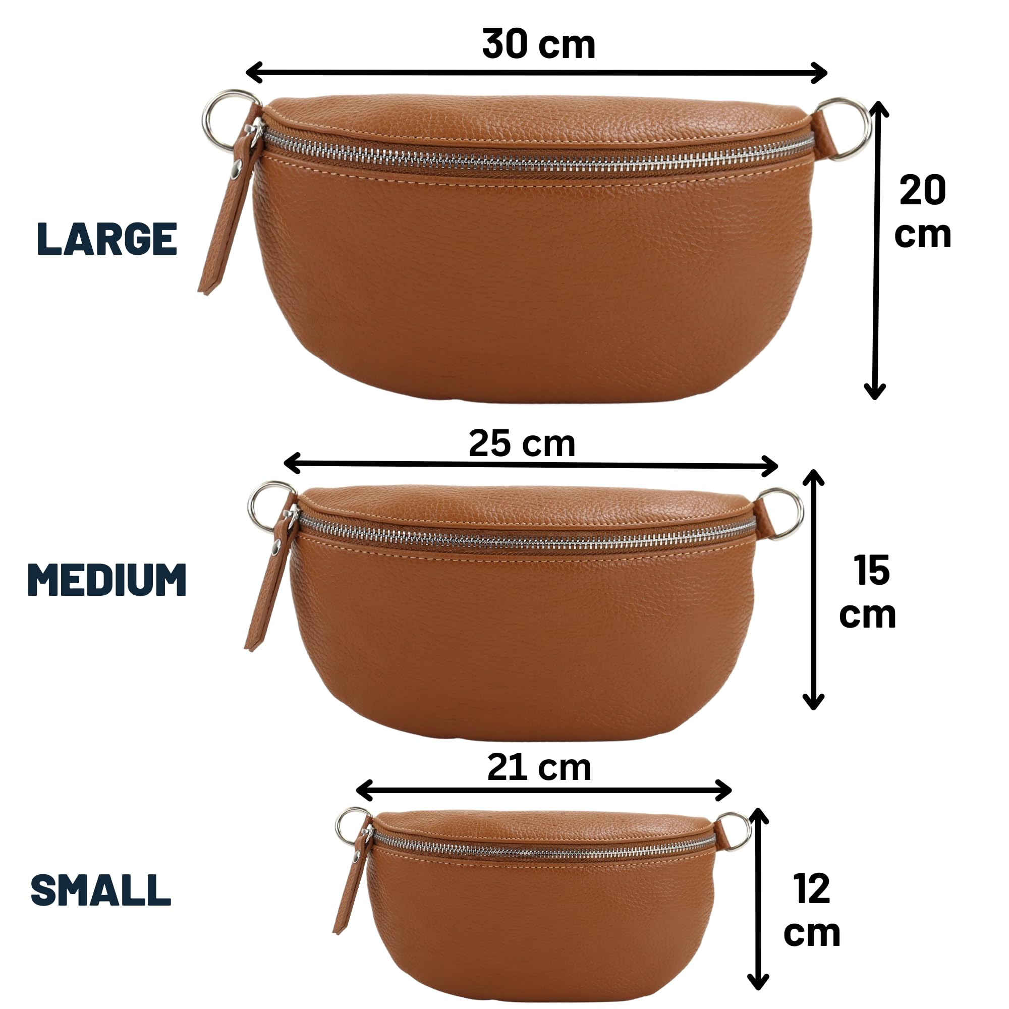 Blade Bauchtasche Damen Echtleder, stylische Gürteltasche Damen mit 2 gemusterten und Leder abnehmbaren & verstellbaren Breiten Gürteln, Crossbody Bag Damen, Hochwertige Brusttasche für Frauen
