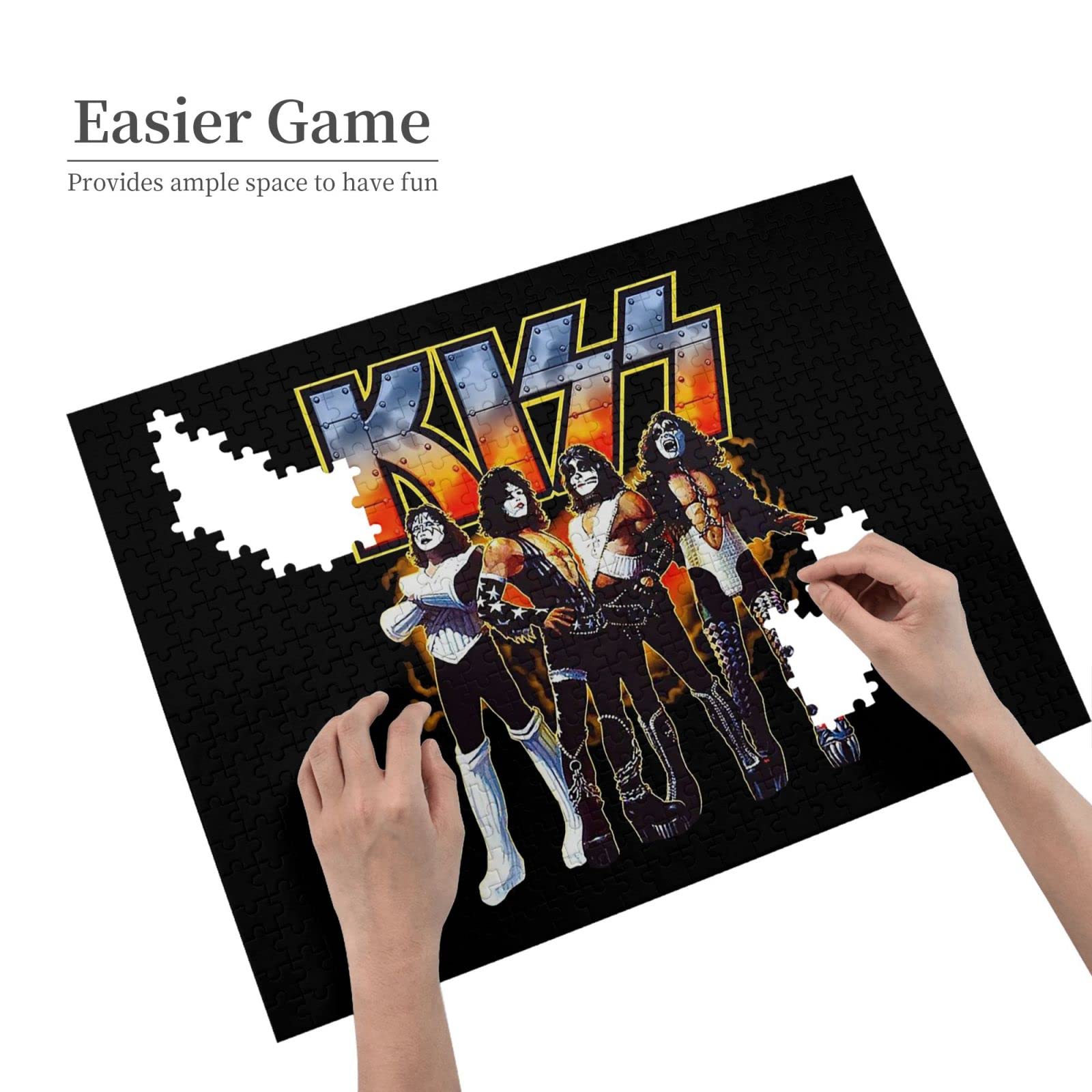 ジグソーパズル キス！キス！キス！ Amazon.co.jp: ジグソーパズル キッス KISS キス 500ピース 木製パズル