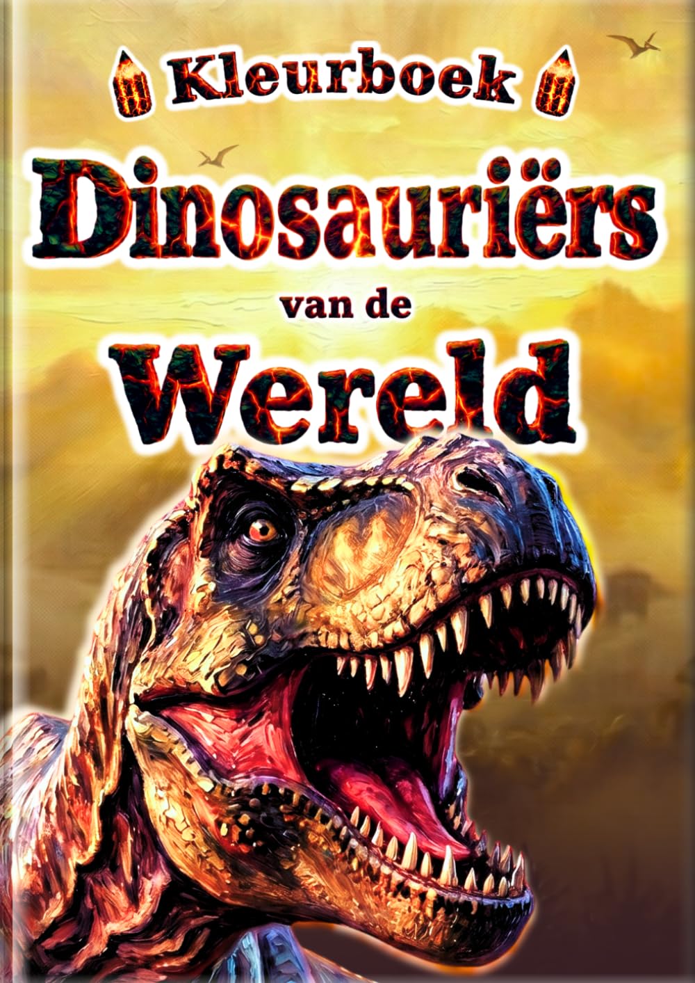 Kleurboek Dinosauriërs van de Wereld: 60 realistische kleurplaten met 30 fascinerende dinosauriërs. Ontdek, leer en kleur met de visuele gids van de ... (Ieders Kleurboek - Encyclopedie Serie -)