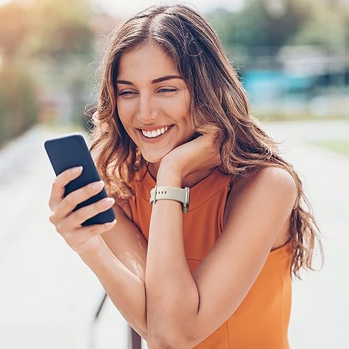 Miniatura 6 de Maledan - Paquete de 6 correas compatibles con Apple Watch de 1.49, 1.57, 1.61, 1.65, 1.73 o 1.77 pulgadas, para mujeres u hombres, correa deportiva