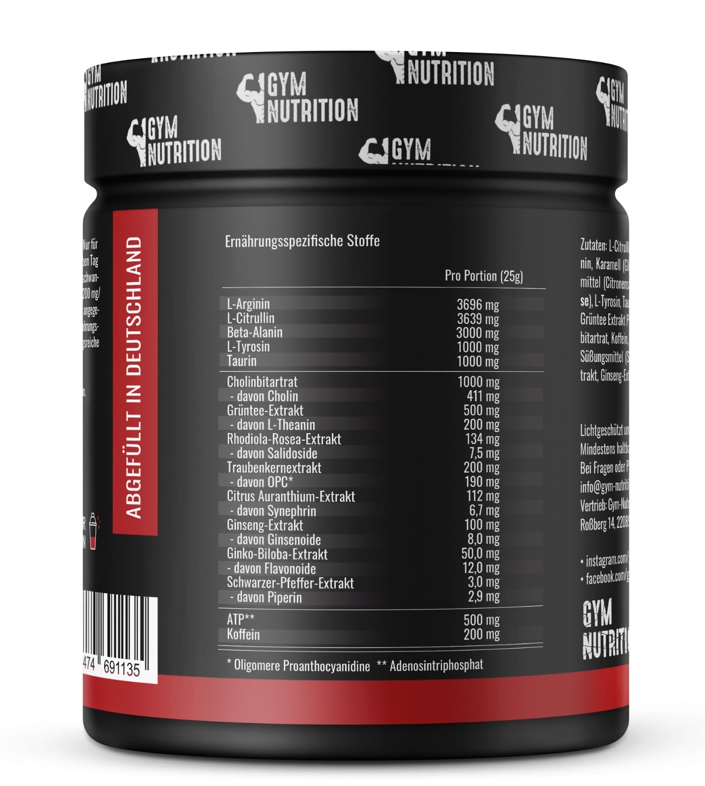 FATALITY - Ultra Hardcore Booster Pre Workout - Pulver - 2023 USA Matrix - Pre Workout Booster Gym - ATP + L-Arginin + Citrullin + Beta Alanin + Koffein 450g Cola Kirsche Geschmack - Fitness Booster