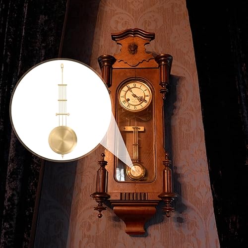 Miniatura 6 de Yardwe Mecanismo de movimiento de reloj de péndulo de repuesto de piezas de repuesto, kit de reloj de piezas de reloj para reparación de reloj de