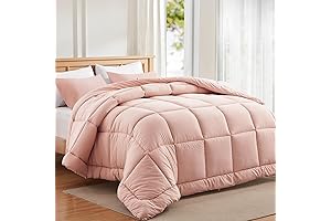 Ultra-Soft Pink Twin Comforter Set for Girls