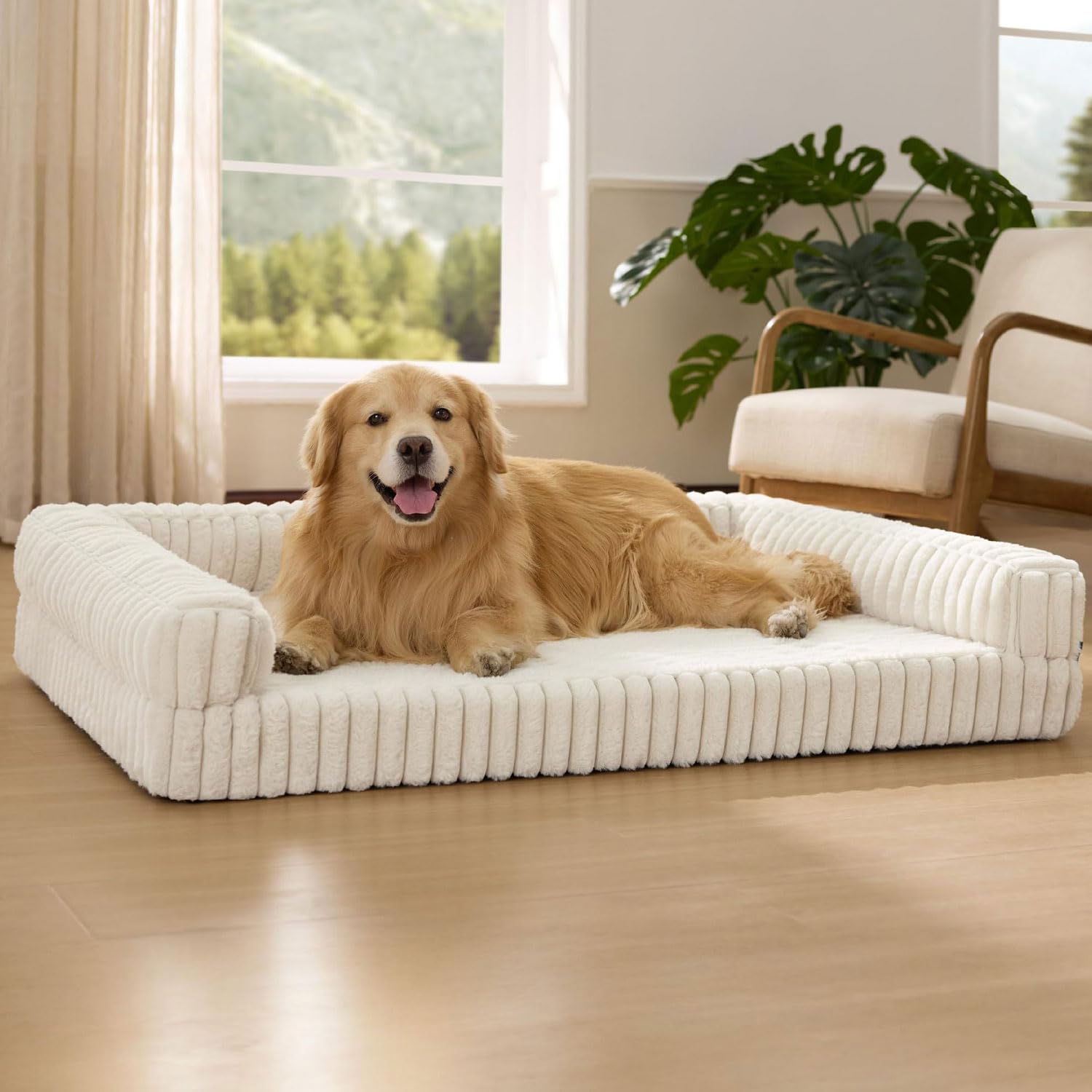 Lit pour chien antidérapant et imperméable pour les retours de balade