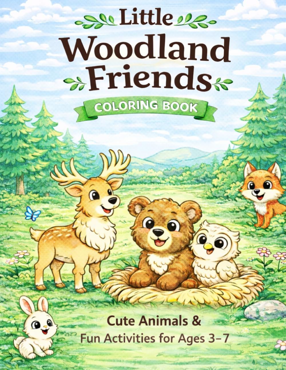 Little Woodland Friends Coloring Book