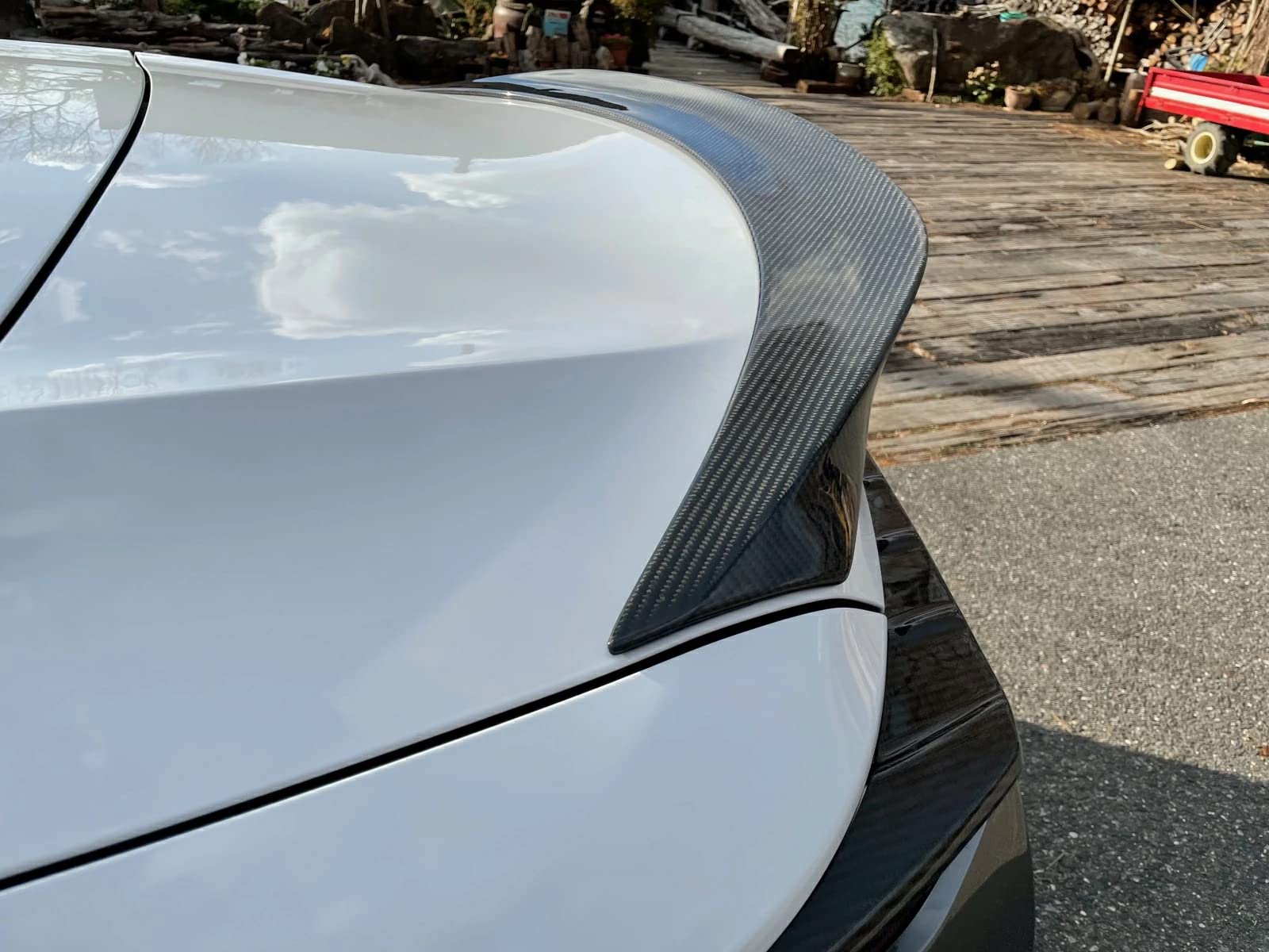 Amazon | LC500/h クーペ用 カーボン トランクスポイラー リア 