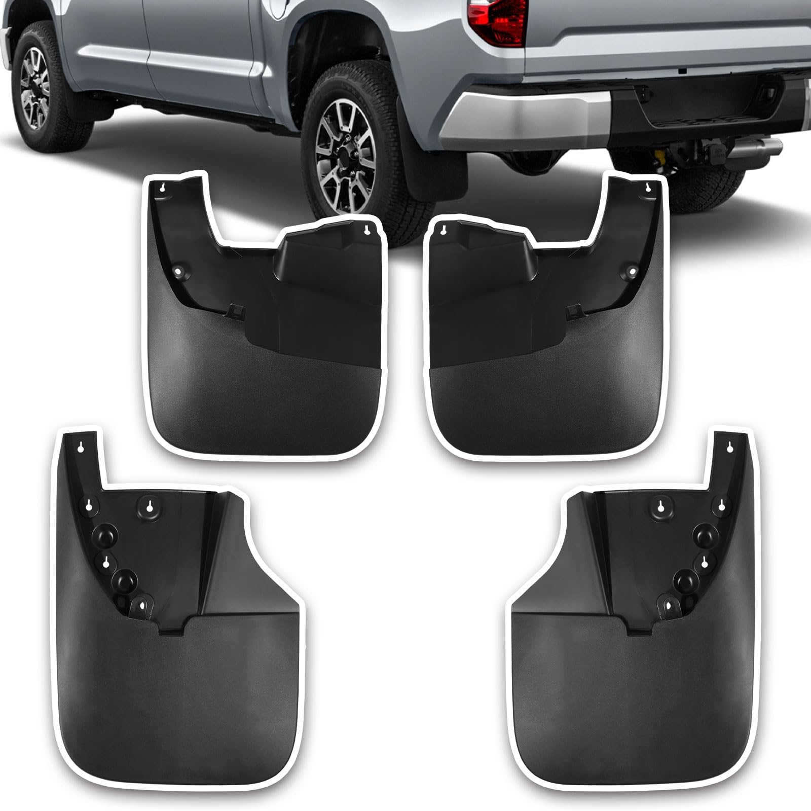 Tundra 2ED 凹み Amazon.com: Hbzxqp Mud Flaps Compatible with for Toyota