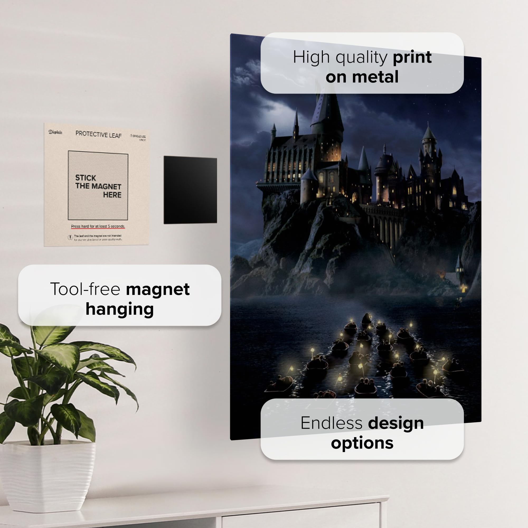 Amazon.com: Displate Metal Poster - Harry Potter - Wizarding