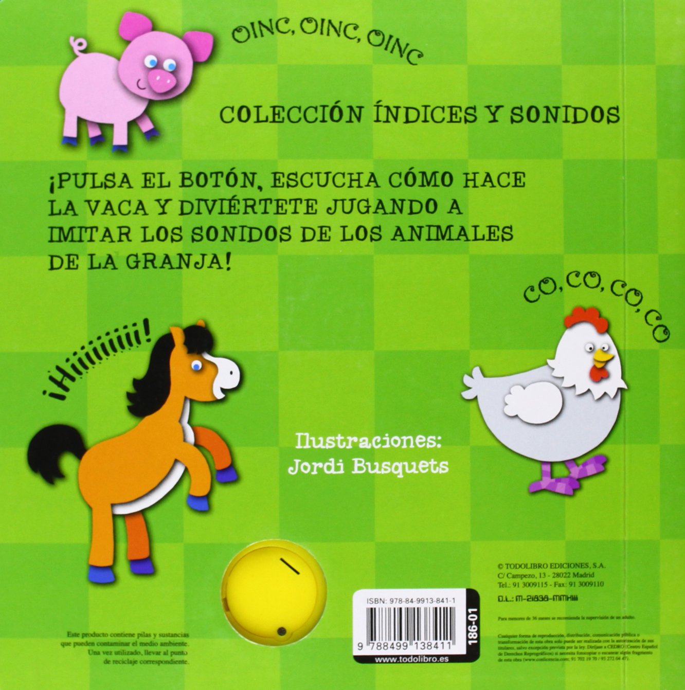 ¡Muuu! Animales de la granja (Índices y sonidos)