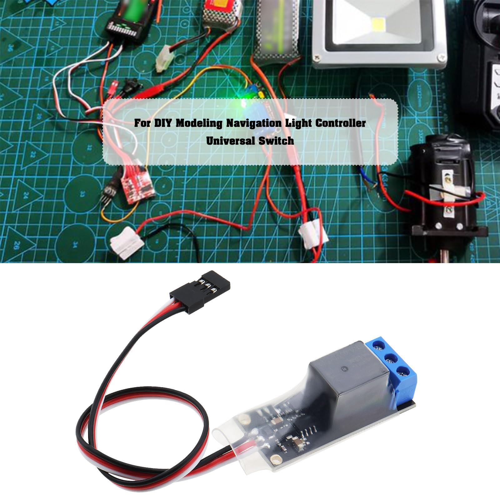 1 szt. wysokiego napięcia 1 kanał PWM RC samolot zdalne sterowanie przekaźnik sygnału 5-12 V przełącznik RC DIY modelowanie światła nawigacyjne kontroler uniwersalne przełączniki wł./wył