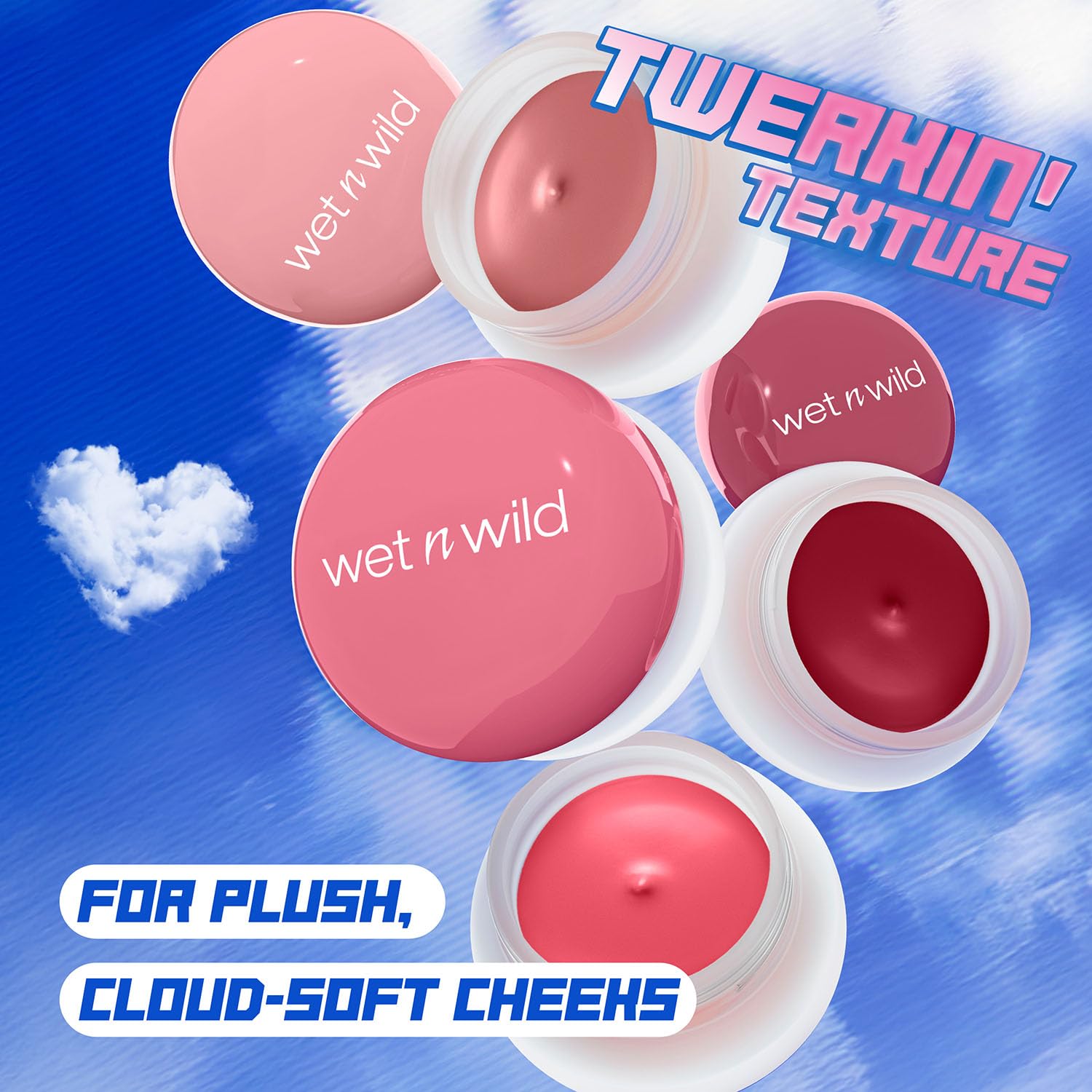 Wet n Wild, Mother Fluffer Cloud Cream Blush, Rozmyte Matowe Wykończenie, Lekka Tekstura z Formułą Kremowo-Pudrową dla Naturalnego Rumieńca, Łatwa do Nakładania i Rozcierania, Rose The Roof