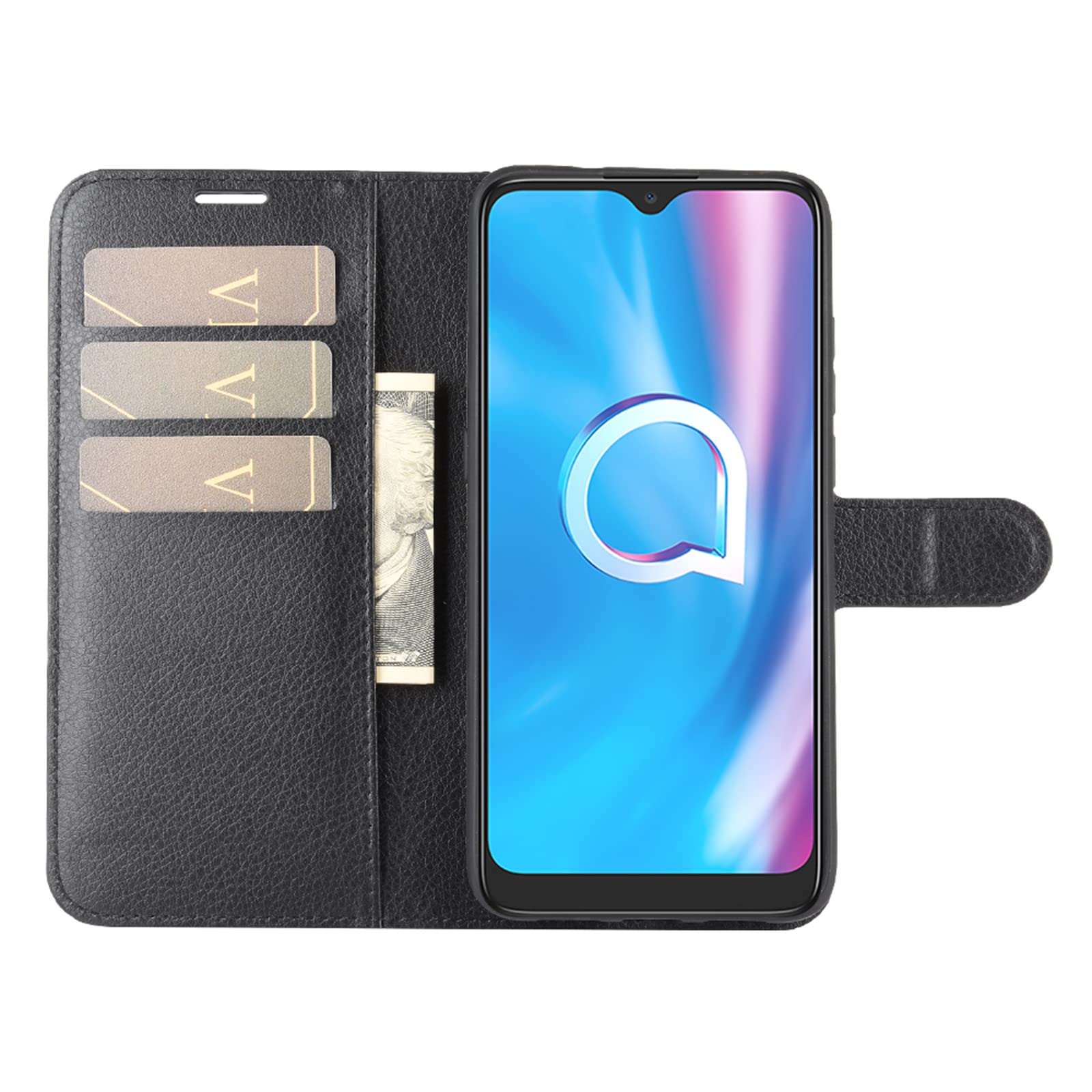 Kezaizhe Custodia per Alcatel 1SE 2020 PU Pelle Wallet Protettivo Cellulare Flip Cover per 1SE 2020 Alcatel 5030D 5030F a Portafoglio Telefono con