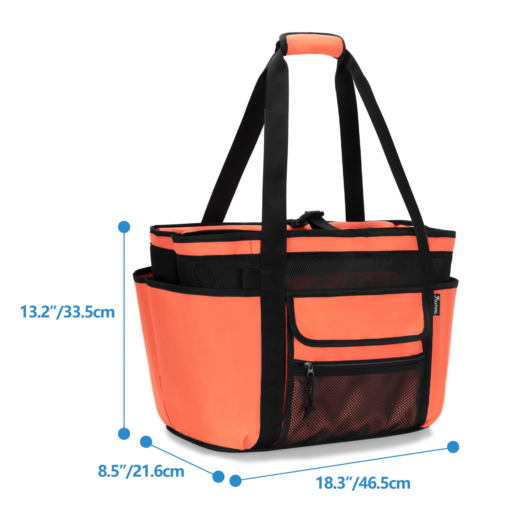 Fasrom Strandtasche XXL mit isolierter Kühltasche, Wasserdichte Strandtasche mit Trocken-Nass-Trennung