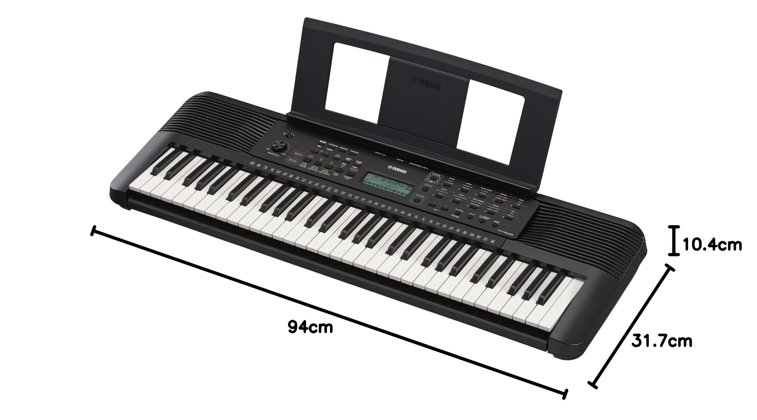 Yamaha PSR-E283 Tragbares Keyboard 61 Tasten Schwarz